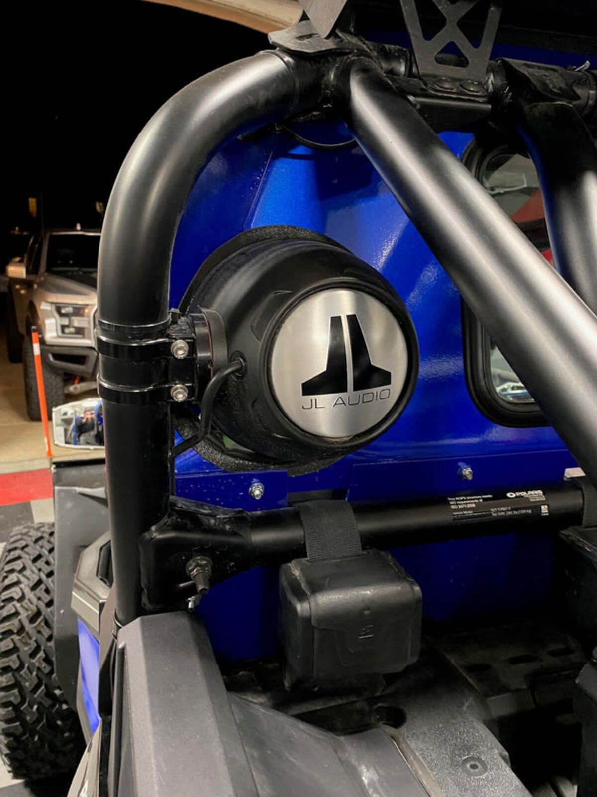 Dirt Warrior Accessories '18+ Polaris RZR XP Turbo S Rear Windshield W/ Speakers Cut-Out