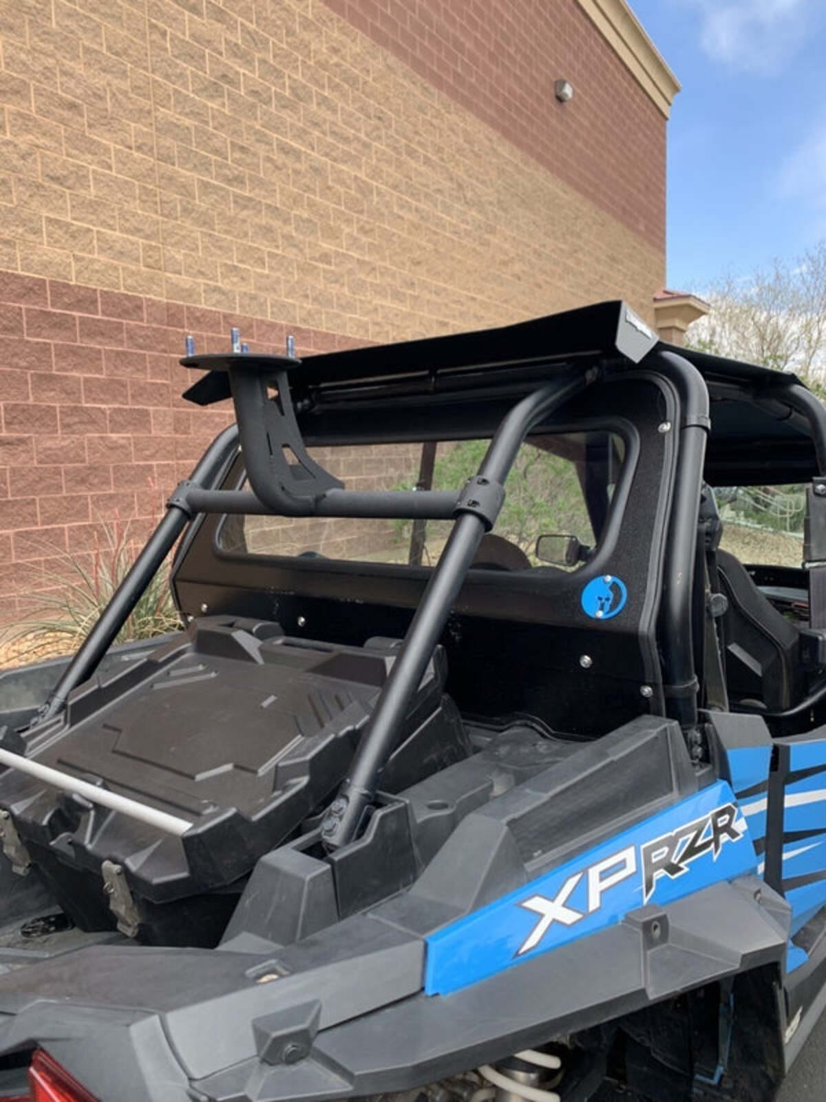 Dirt Warrior Accessories '19-'23 Polaris RZR XP 1000/Turbo Rear Windshield With or W/O Harnesses