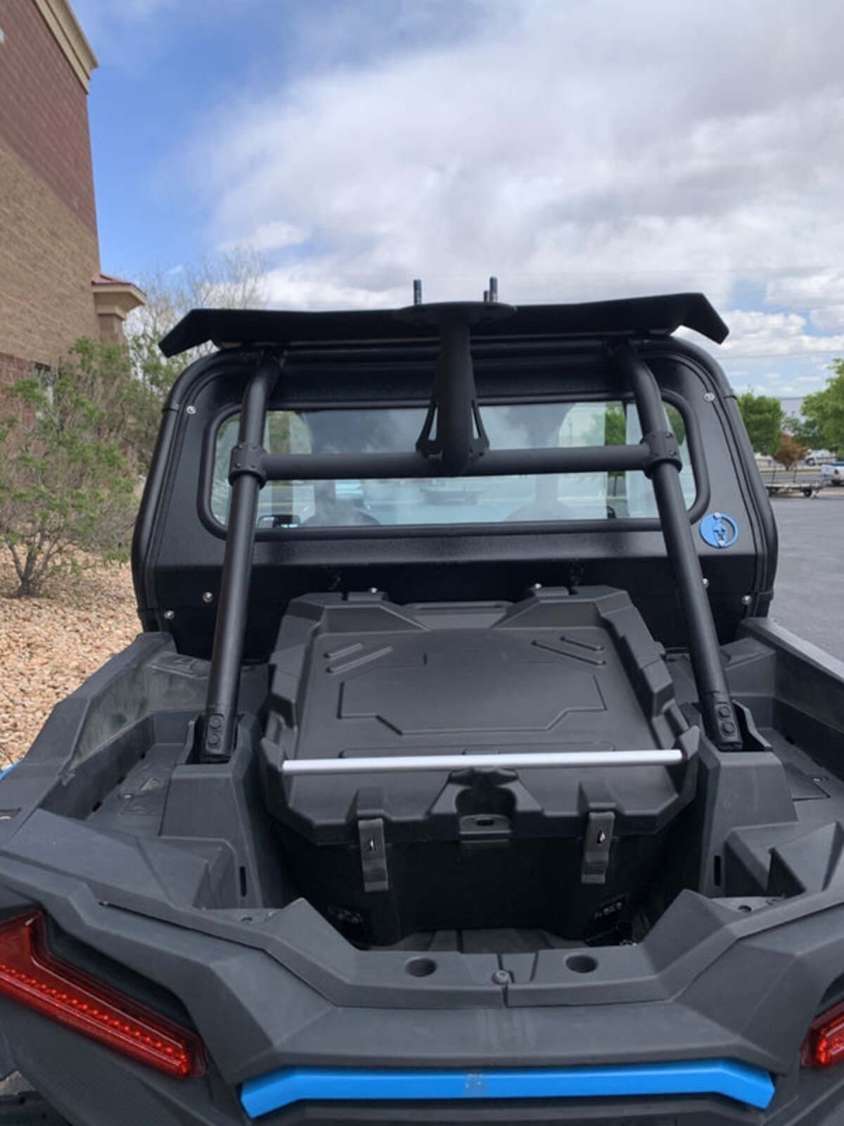 Dirt Warrior Accessories '19-'23 Polaris RZR XP 1000/Turbo Rear Windshield With or W/O Harnesses