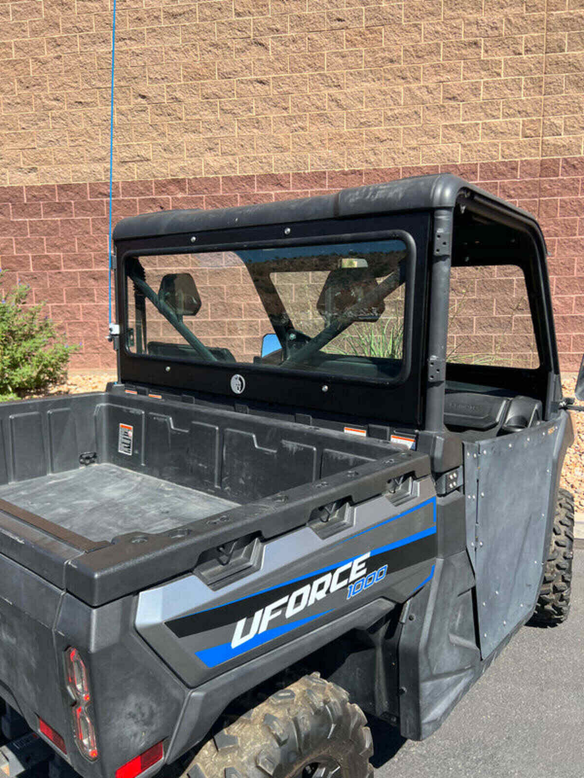 Dirt Warrior Accessories '19+ CF Moto U Force 1000 Rear Windshield