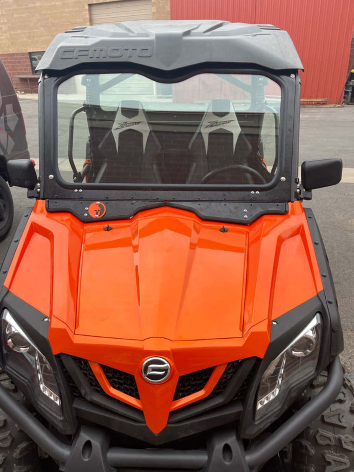 Dirt Warrior Accessories '21+ CF Moto Z Force 500 Trail Front Windshield