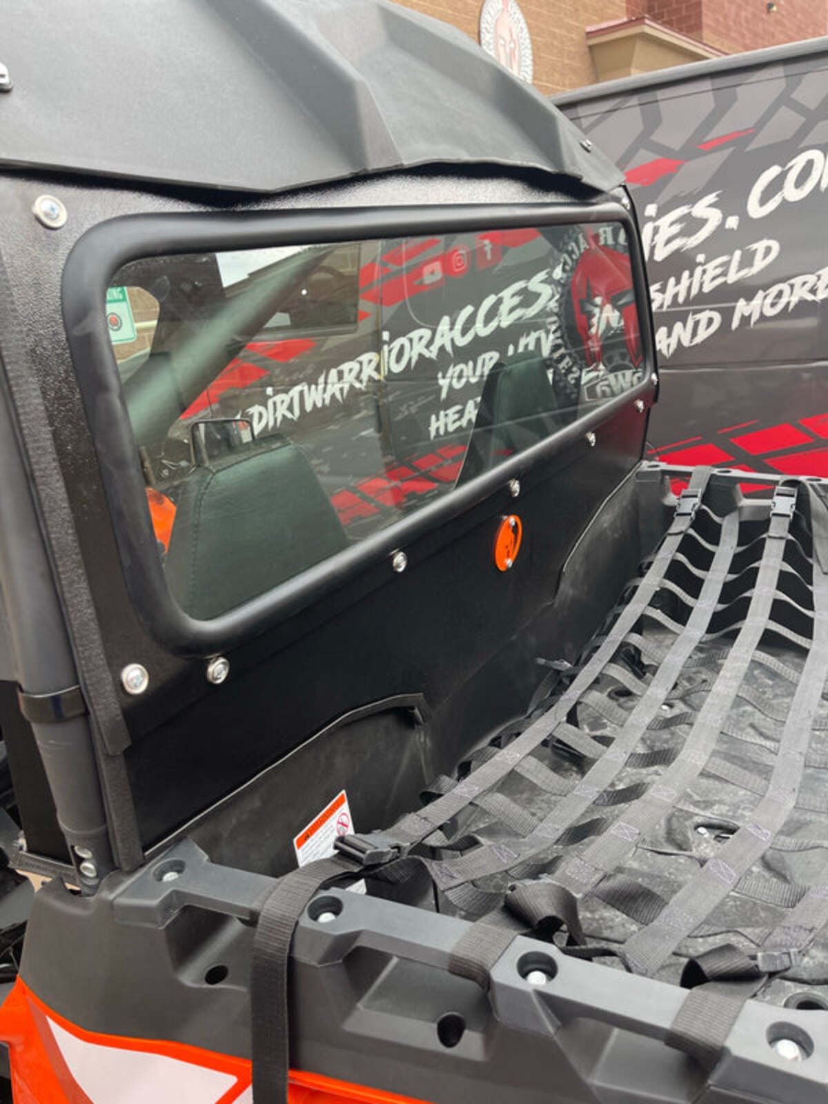 Dirt Warrior Accessories '21 CF Moto Z Force 500 Trail Rear Windshield