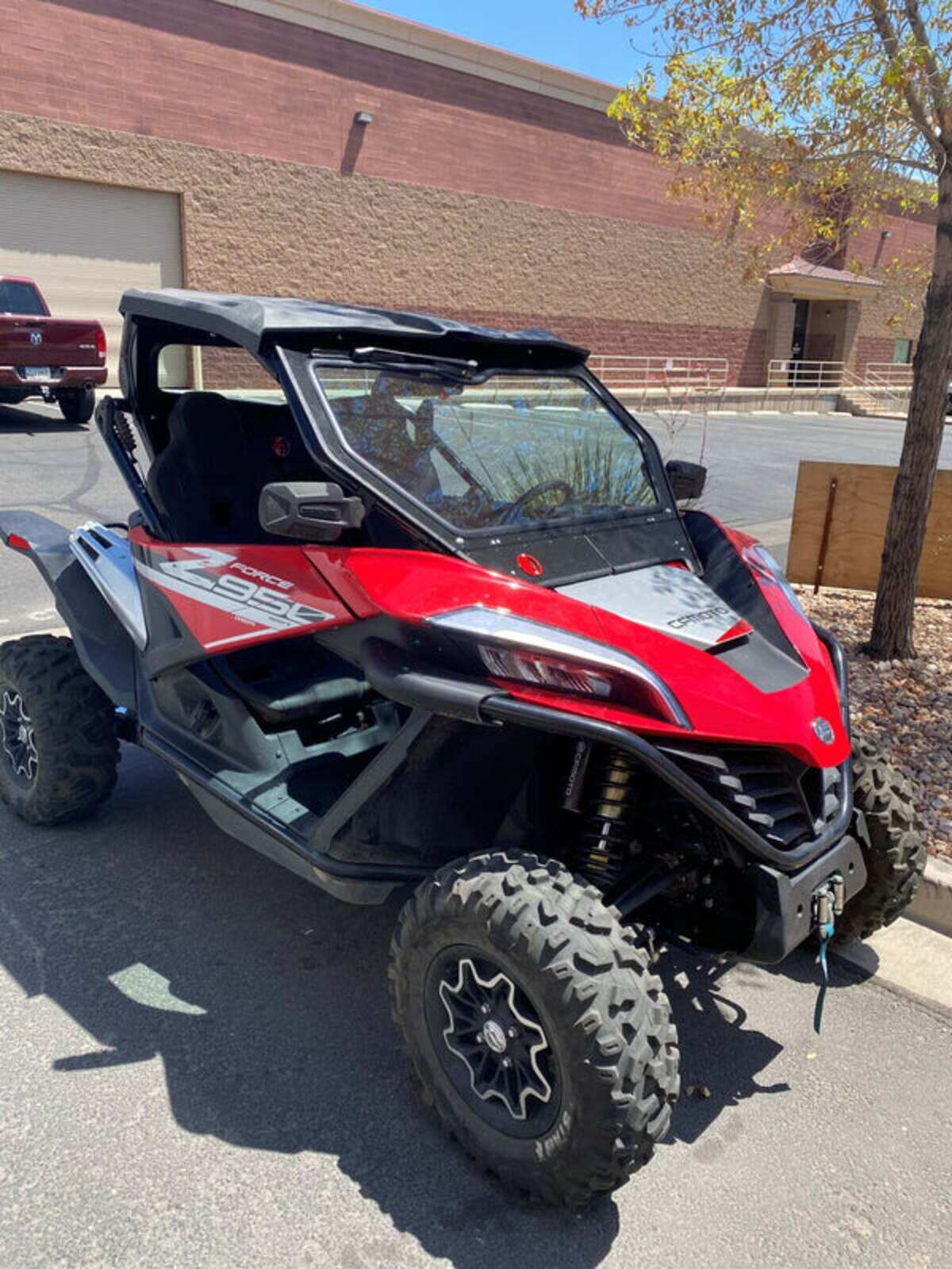 Dirt Warrior Accessories '21+ CF Moto Z Force 950 H.O. Front Windshield