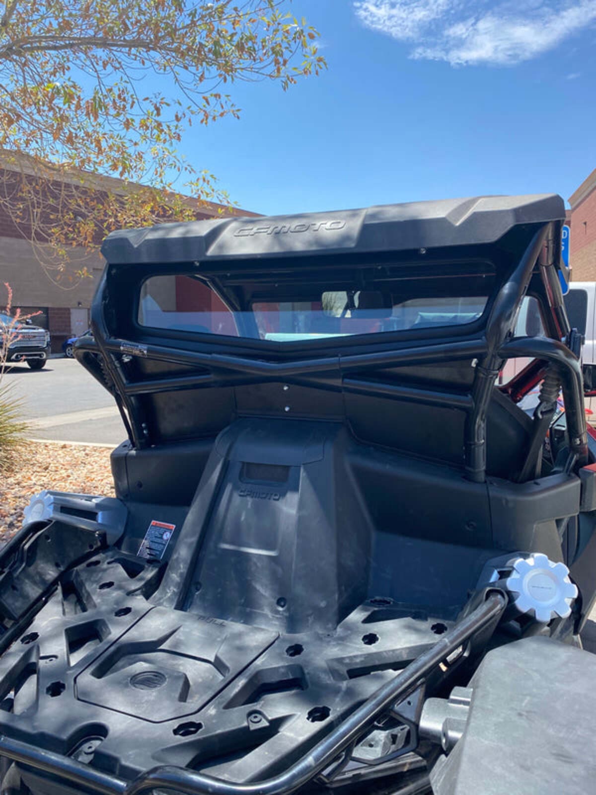 Dirt Warrior Accessories '21+ CF Moto Z Force 950 H.O. Rear Windshield