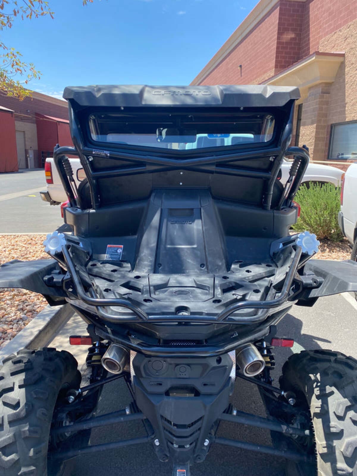 Dirt Warrior Accessories '21+ CF Moto Z Force 950 H.O. Rear Windshield