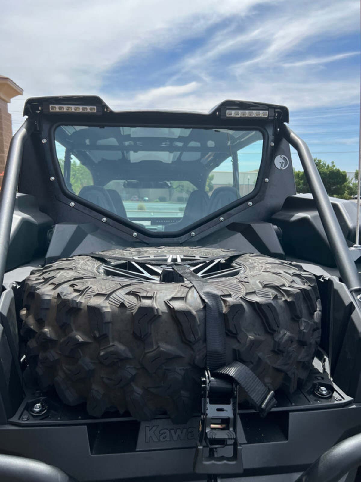 Dirt Warrior Accessories '22+ Kawasaki Teryx/KRX 1000 4-Seat Rear Windshield