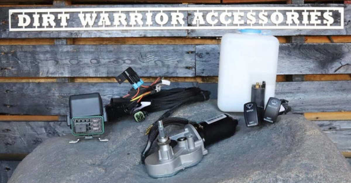 Dirt Warrior Accessories '22+ Polaris RZR Pro R Electric Windshield Wiper Kit