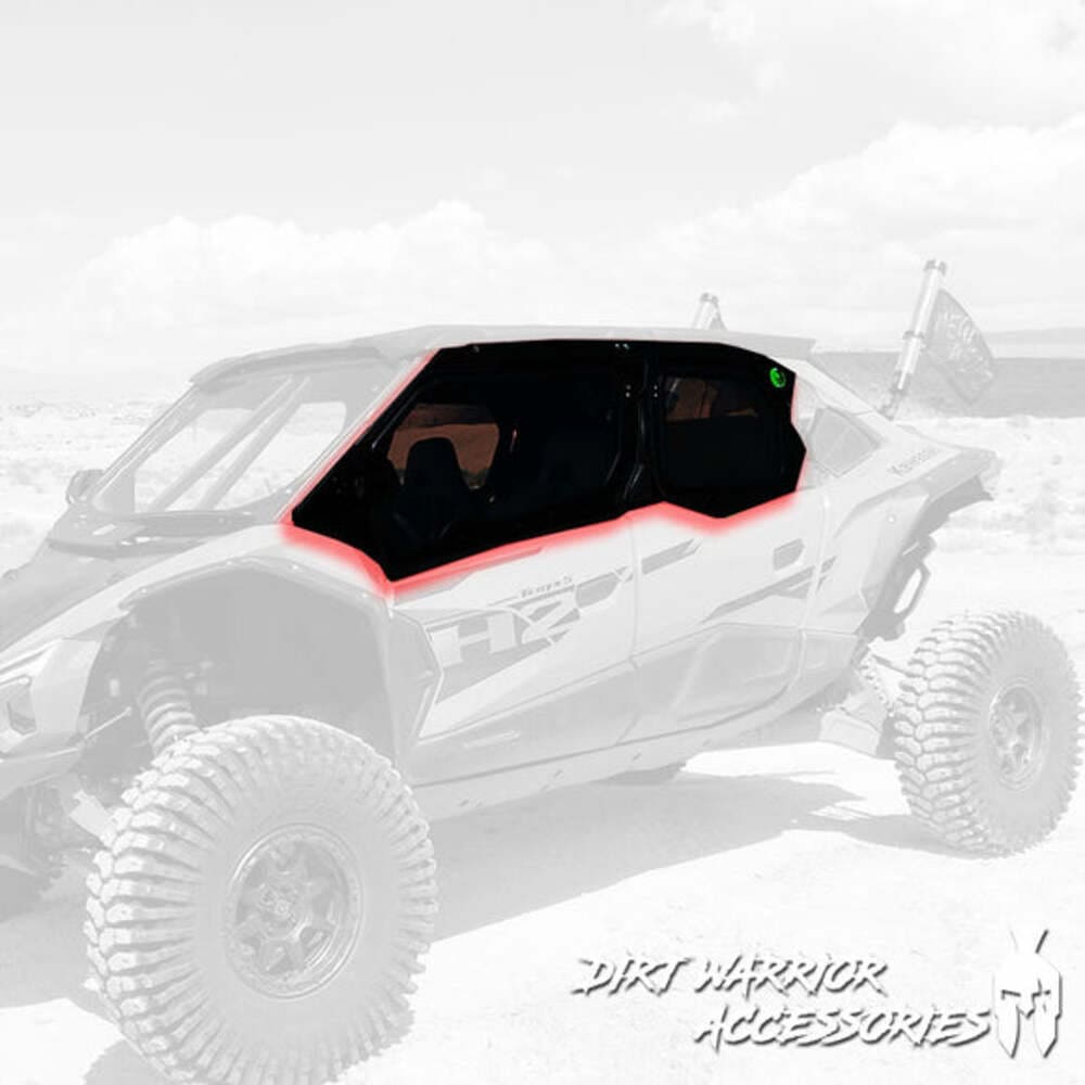 DIrt Warrior Accessories '25+ Kawasaki Teryx H2 1000 4 Seater The Vault Cab Enclosure - Upper Side Doors & Panels
