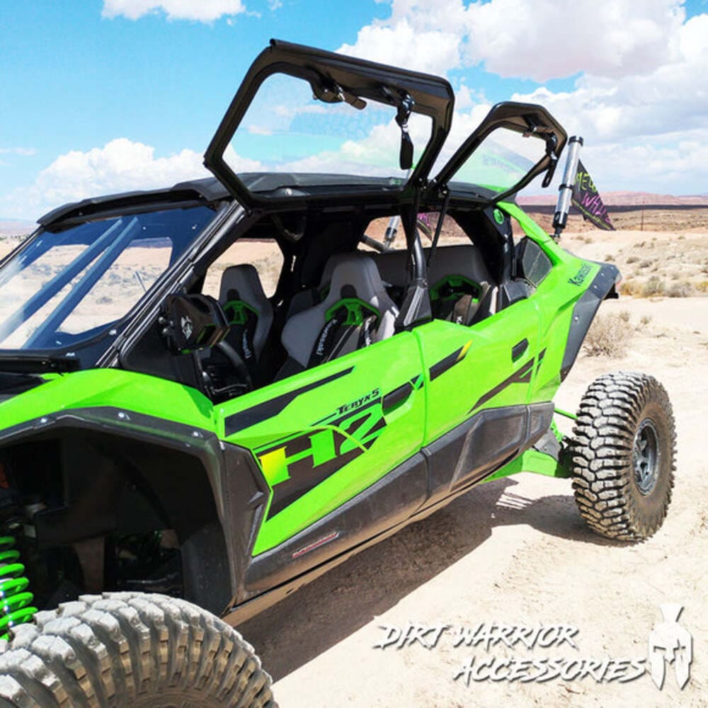 DIrt Warrior Accessories '25+ Kawasaki Teryx H2 1000 4 Seater The Vault Cab Enclosure - Upper Side Doors & Panels