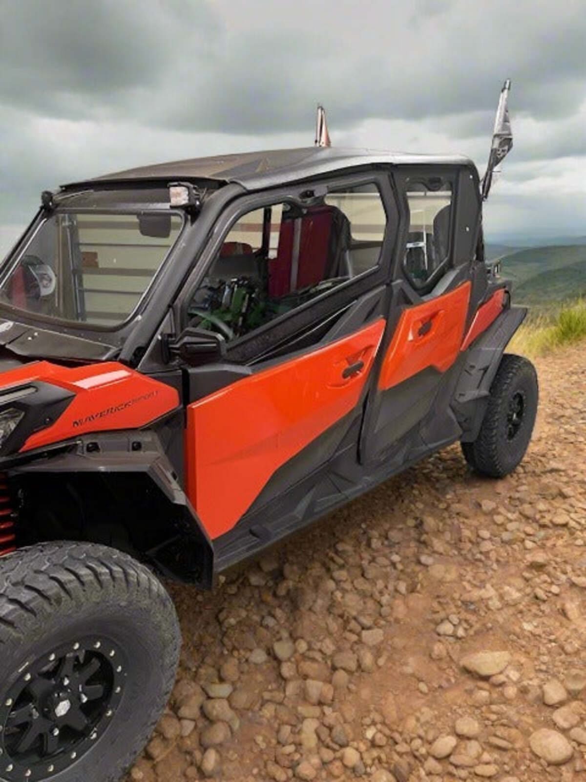 Dirt Warrior Accessories Can-Am Maverick Sport/Trail 4-Seat Cab Enclosure Upper Side Doors Panels