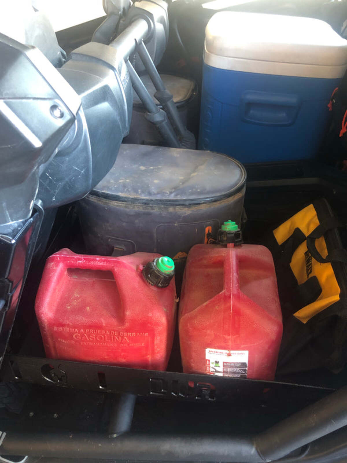 Dirt Warrior Accessories Can-Am X3 Dirt Warrior Seat Mounted Cargo Rack