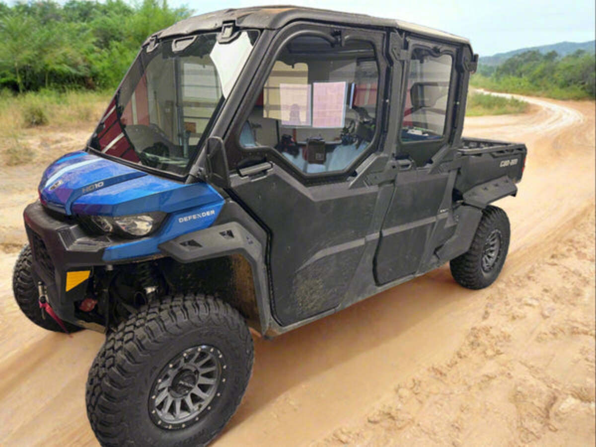 Dirt Warrior Accessories Canam Defender 4-Seat Cab Enclosure Upper Side Doors Panels