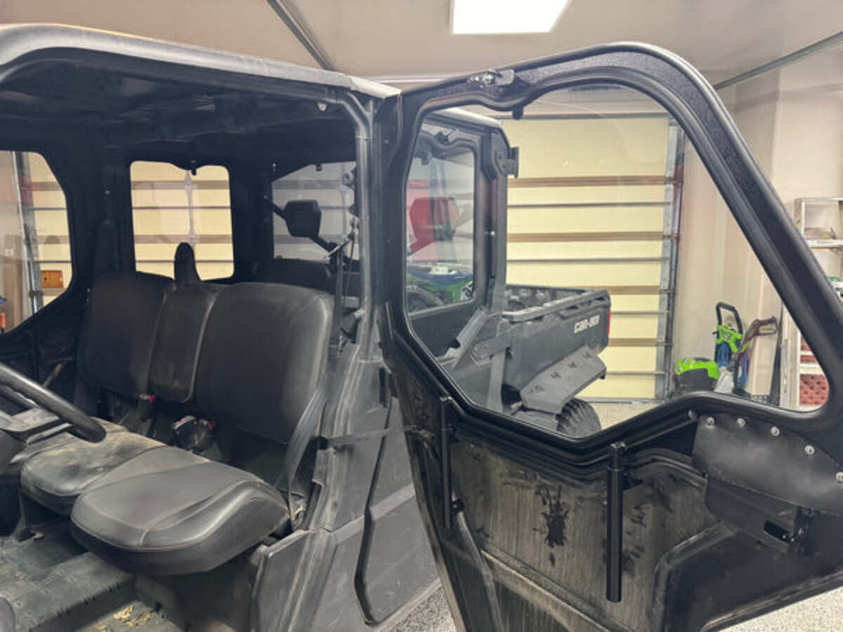 Dirt Warrior Accessories Canam Defender 4-Seat Cab Enclosure Upper Side Doors Panels