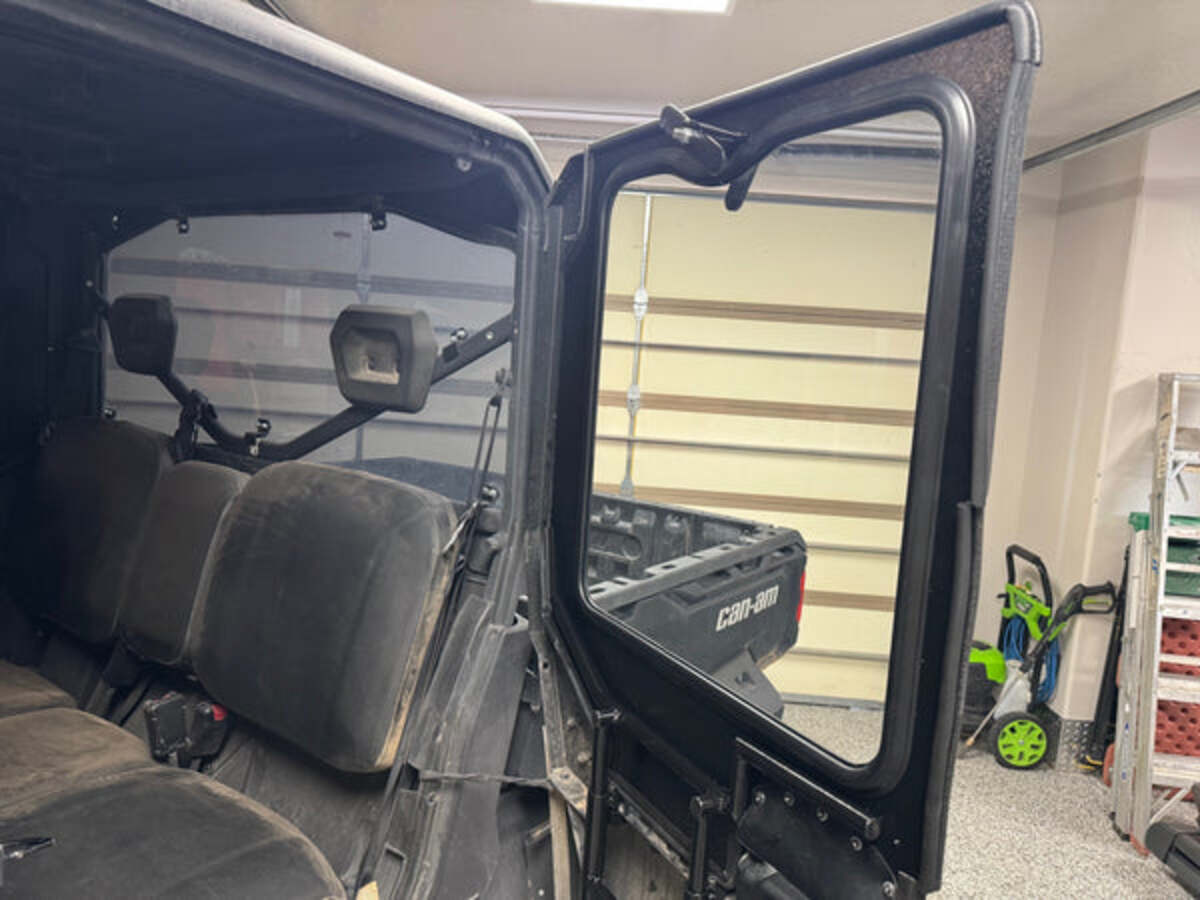 Dirt Warrior Accessories Canam Defender 4-Seat Cab Enclosure Upper Side Doors Panels
