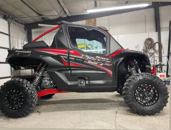 Dirt Warrior Accessories Kawasaki Teryx KRX 1000 2-Seat Cab Enclosure Upper Side Doors Panels