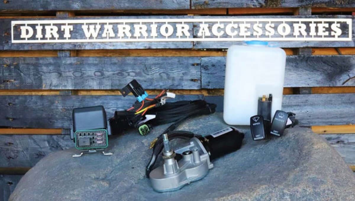 Dirt Warrior Accessories Mahindra Roxor Electric Windshield Wiper Kit