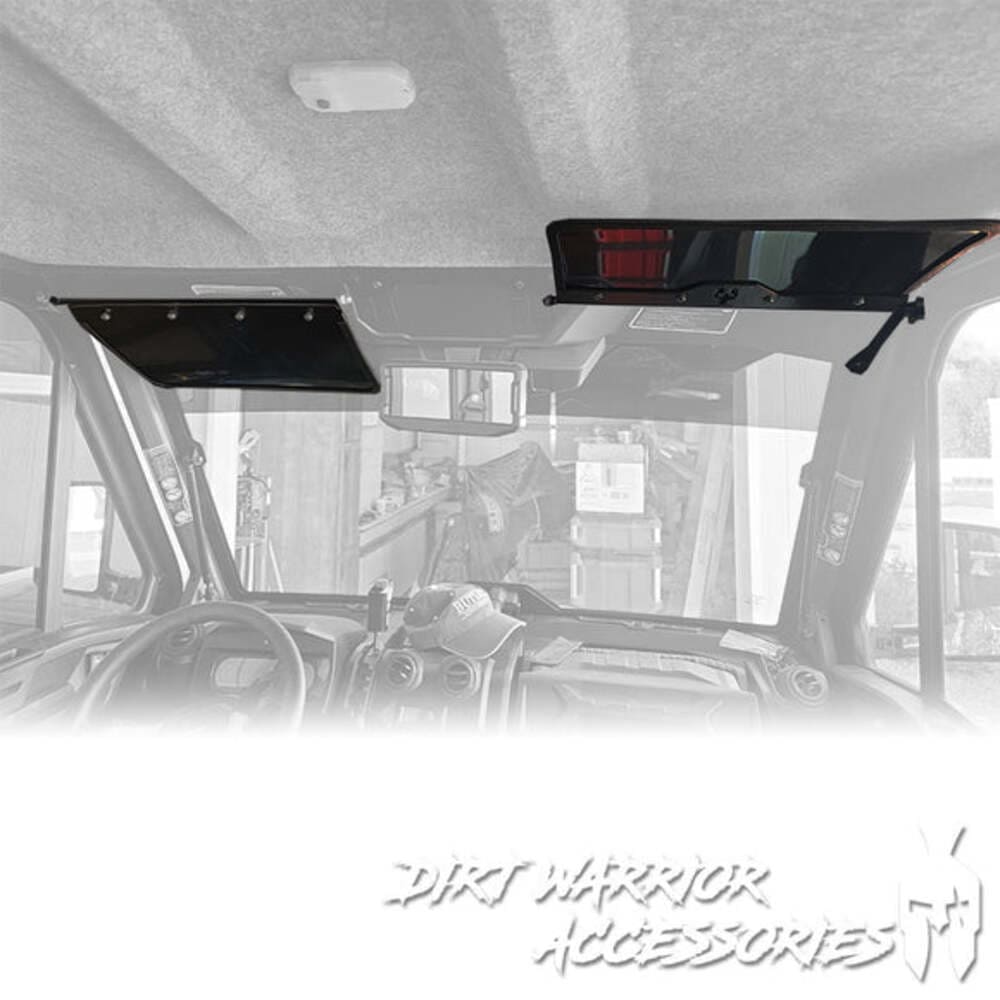 Dirt Warrior Can-Am Defender Limited Sun Visor Lone Star Visor