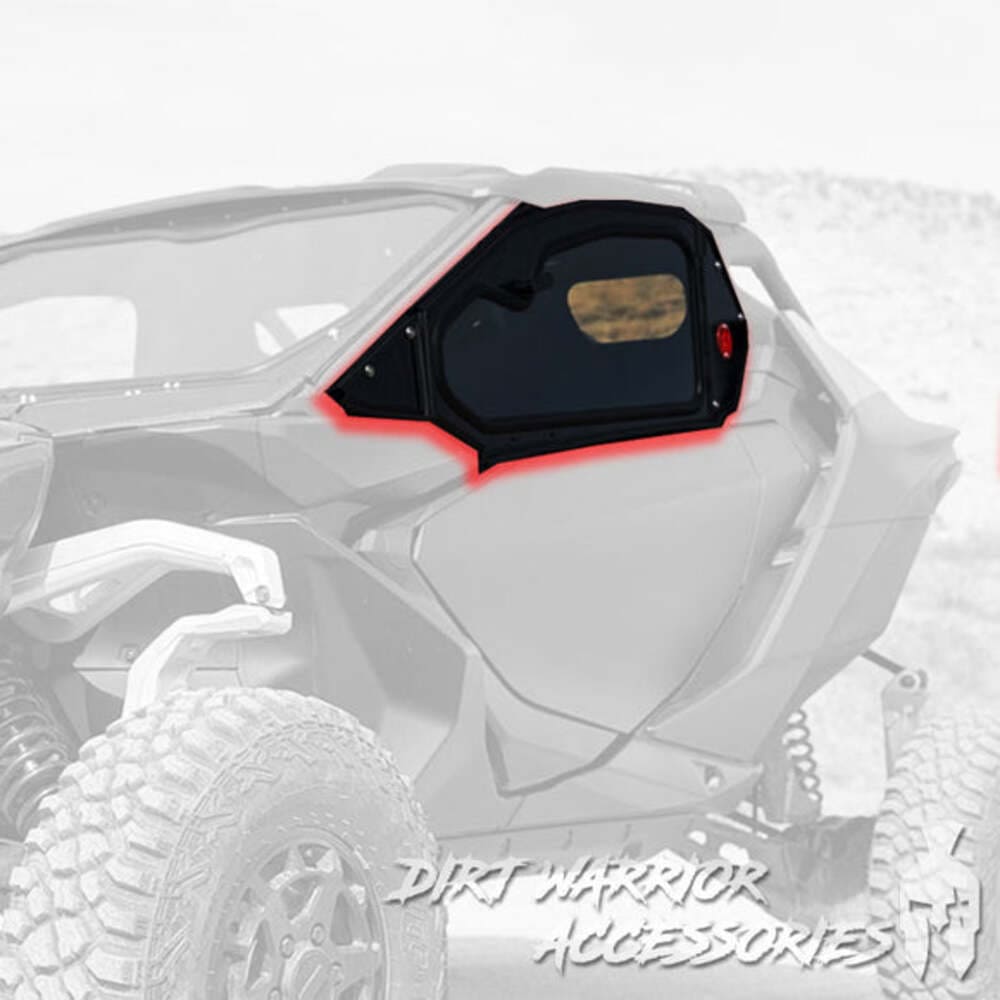 Dirt Warrior Can-Am Maverick R 2-Seat Cab Enclosure Upper Side Doors & Panels