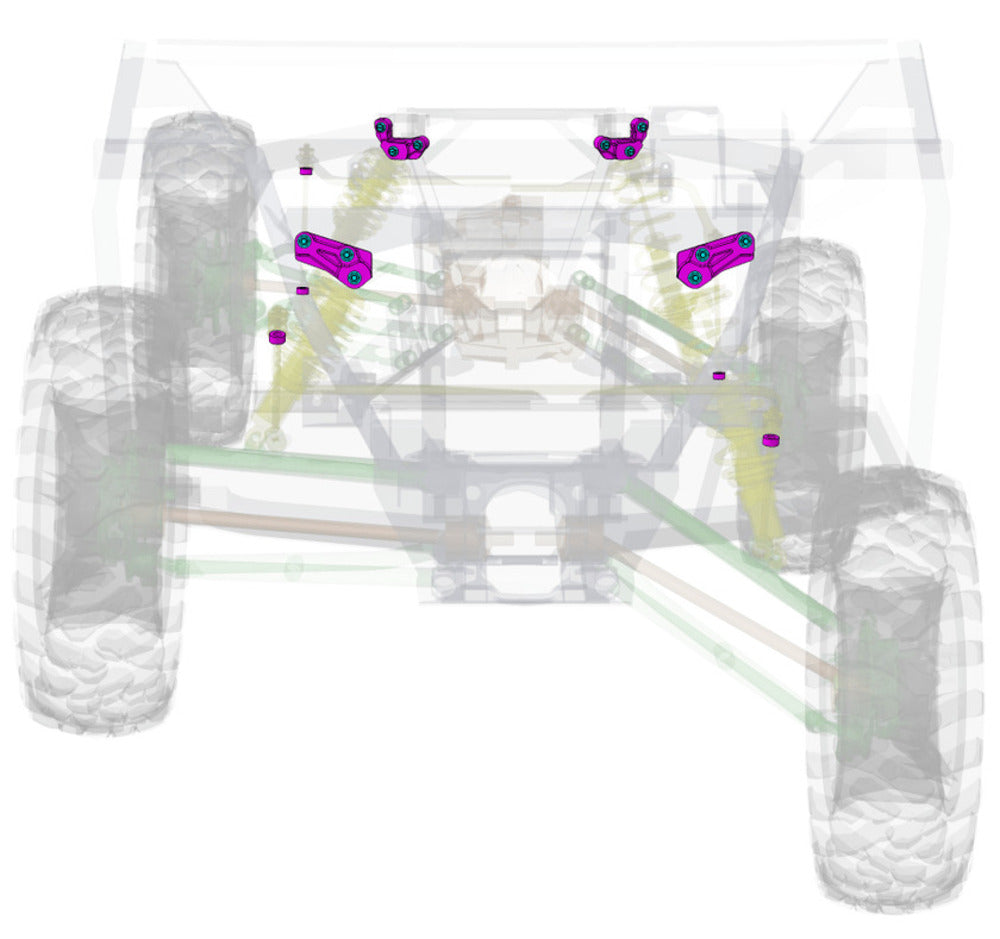 Dirty Teeth Racing '17-'25 Polaris Ranger 2″ Lift Kit
