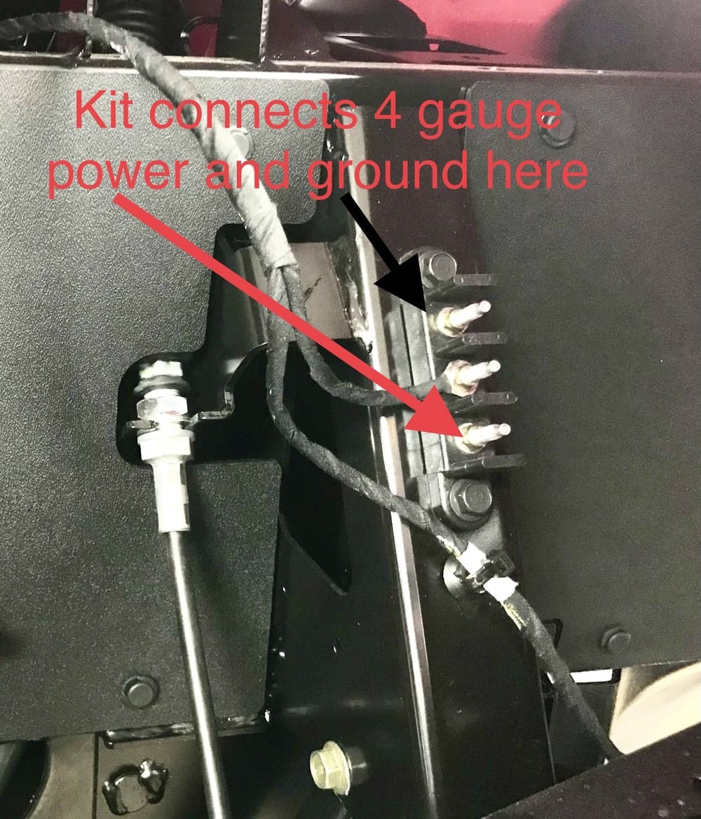 Dirty Teeth Racing Polris High Current 150 AMP Busbar Connection Kit - 4 Seat