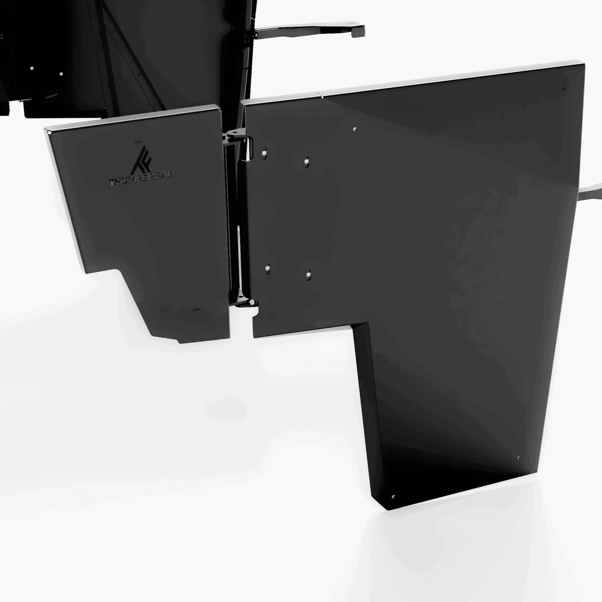 Thumper Fab Polaris Ranger 2-Seat Half Doors - Black