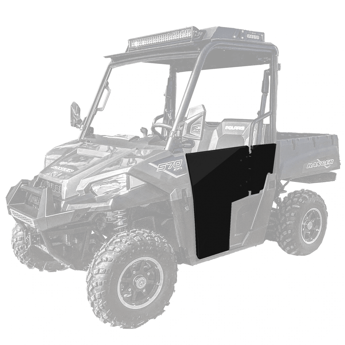 Thumper Fab Polaris Ranger 500 / 570 Mid-Size Half Doors - Single Cab