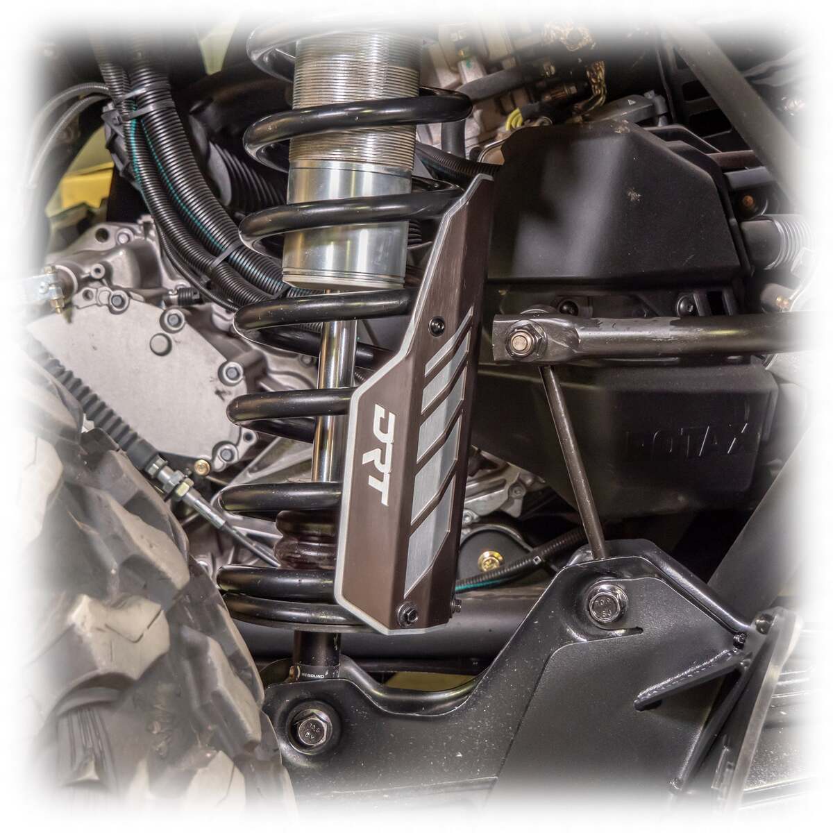 DRT '17+ Can-Am Maverick X3/R Rear Aluminum Shock Guards