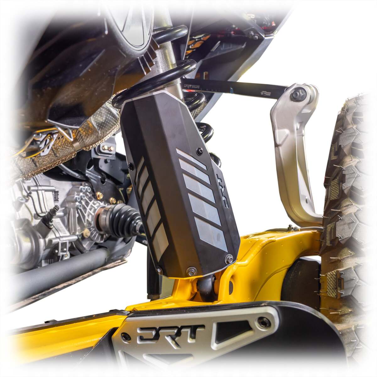 DRT '17+ Can-Am Maverick X3/R Rear Aluminum Shock Guards