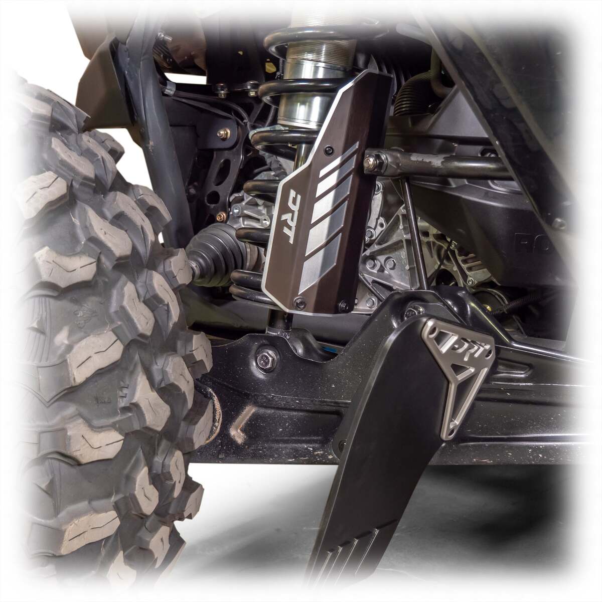 DRT '17+ Can-Am Maverick X3/R Rear Aluminum Shock Guards