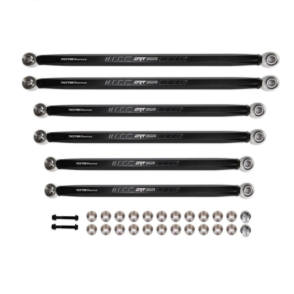 DRT '24+ Can Am Maverick R Billet Aluminum Race Series 7075 XD Hex Bar Radius Rod Set