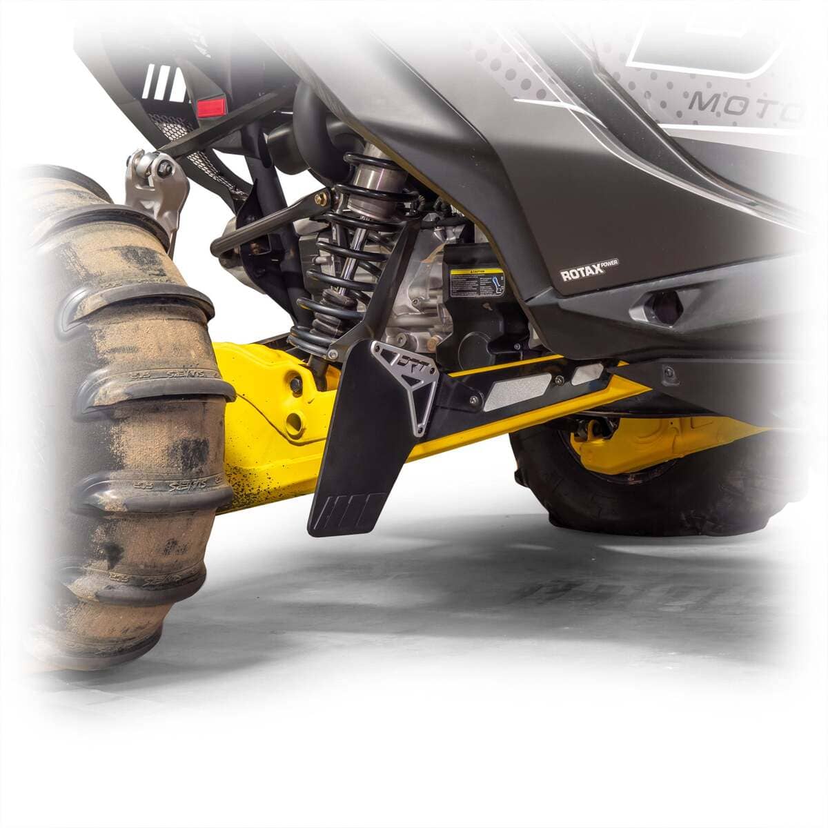 DRT '24+ Can-Am Maverick R Billet Rear Aluminum Mud/Rock Guard Kit