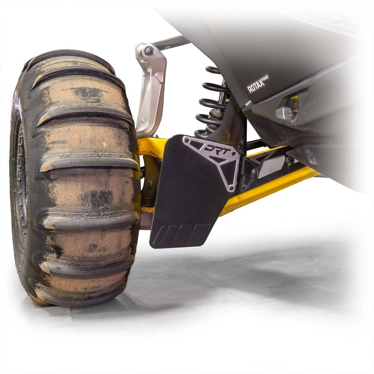 DRT '24+ Can-Am Maverick R Billet Rear Aluminum Mud/Rock Guard Kit