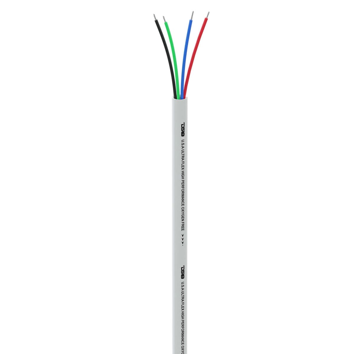 DS18 18-GA Marine Tinned 100% Copper OFC LED RGB Wires - 100 Feet