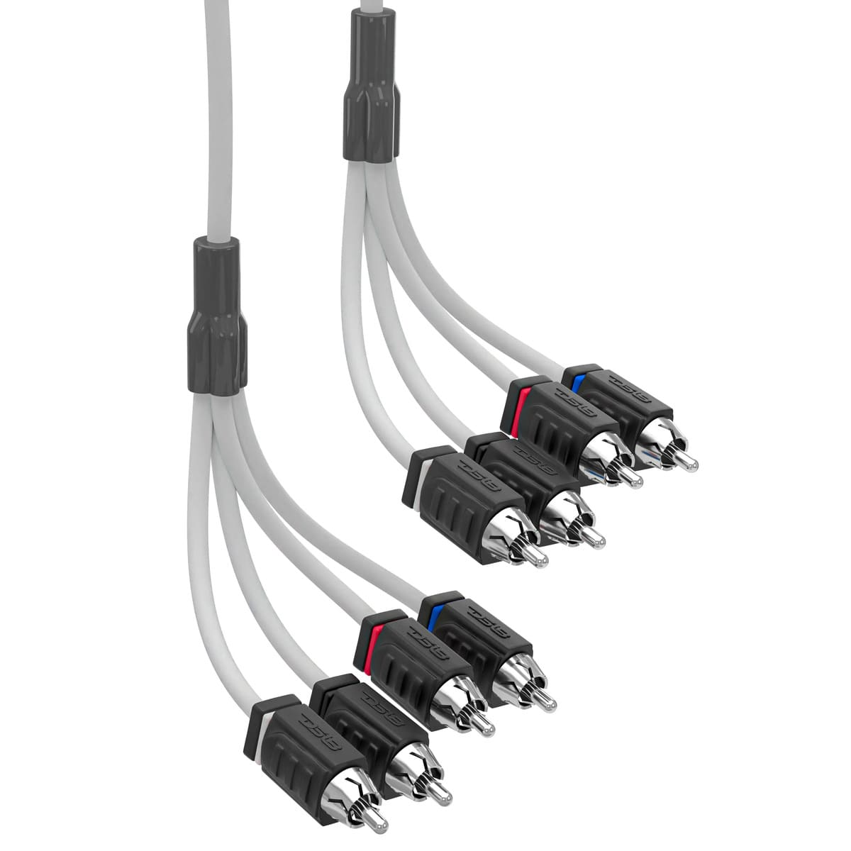 DS18 4 Channel Marine Grade Tinned 100% Copper OFC RCA - 25 Feet