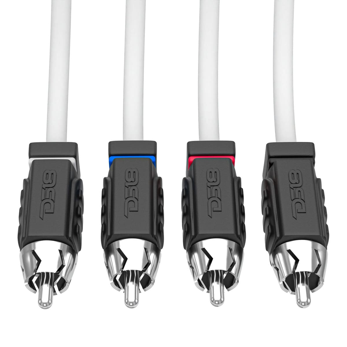 DS18 4 Channel Marine Grade Tinned 100% Copper OFC RCA - 25 Feet