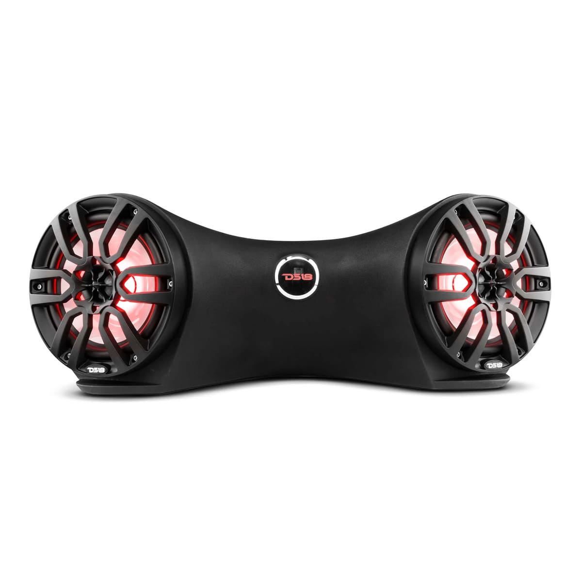 DS18 8" Dual Marine Flat Mount Sound Bar Enclosure W/ 250 Watts RMS RGB LED Lights