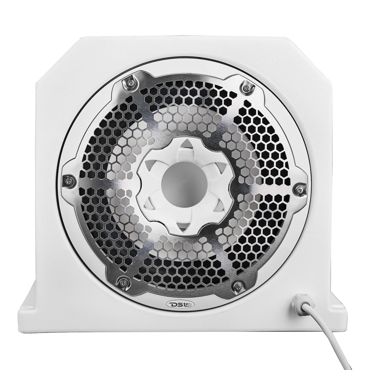 DS18 Dual 10" Marine Subwoofer Enclosure w/ 10" Passive Radiator & 350 Watts RMS 4-Ohm RGB LED Lights