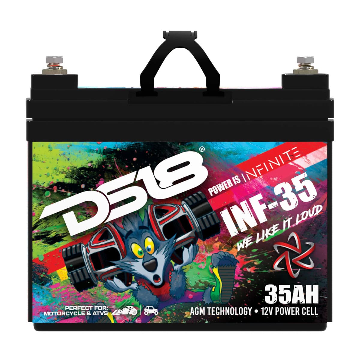 DS18 Infinite 35 AH 1250 Watts AGM Power Cell 12 Volt Battery