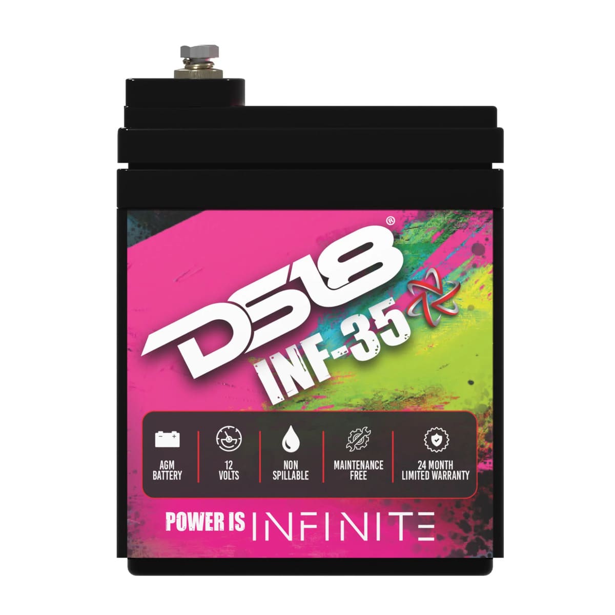 DS18 Infinite 35 AH 1250 Watts AGM Power Cell 12 Volt Battery
