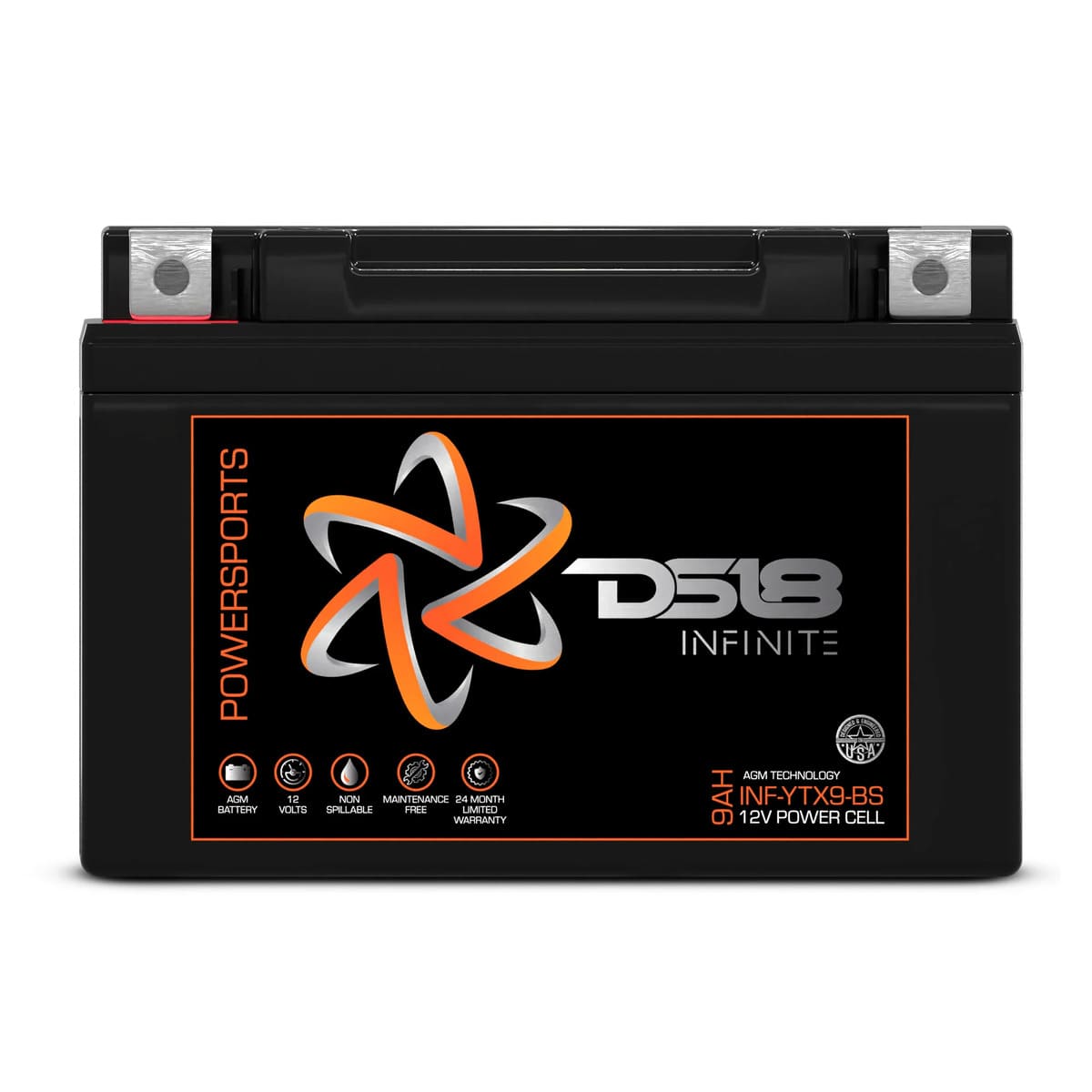 DS18 Infinite 350 Watts 9 AH AGM Power Cell For Power Sports