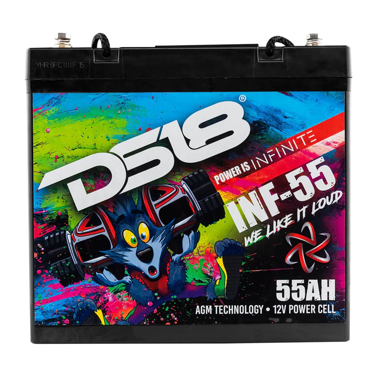 DS18 Infinite 55 AH AGM Power Cell Battery