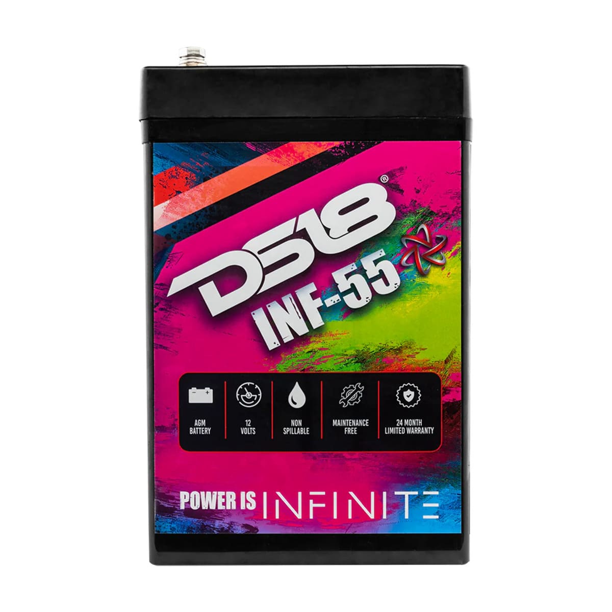 DS18 Infinite 55 AH AGM Power Cell Battery