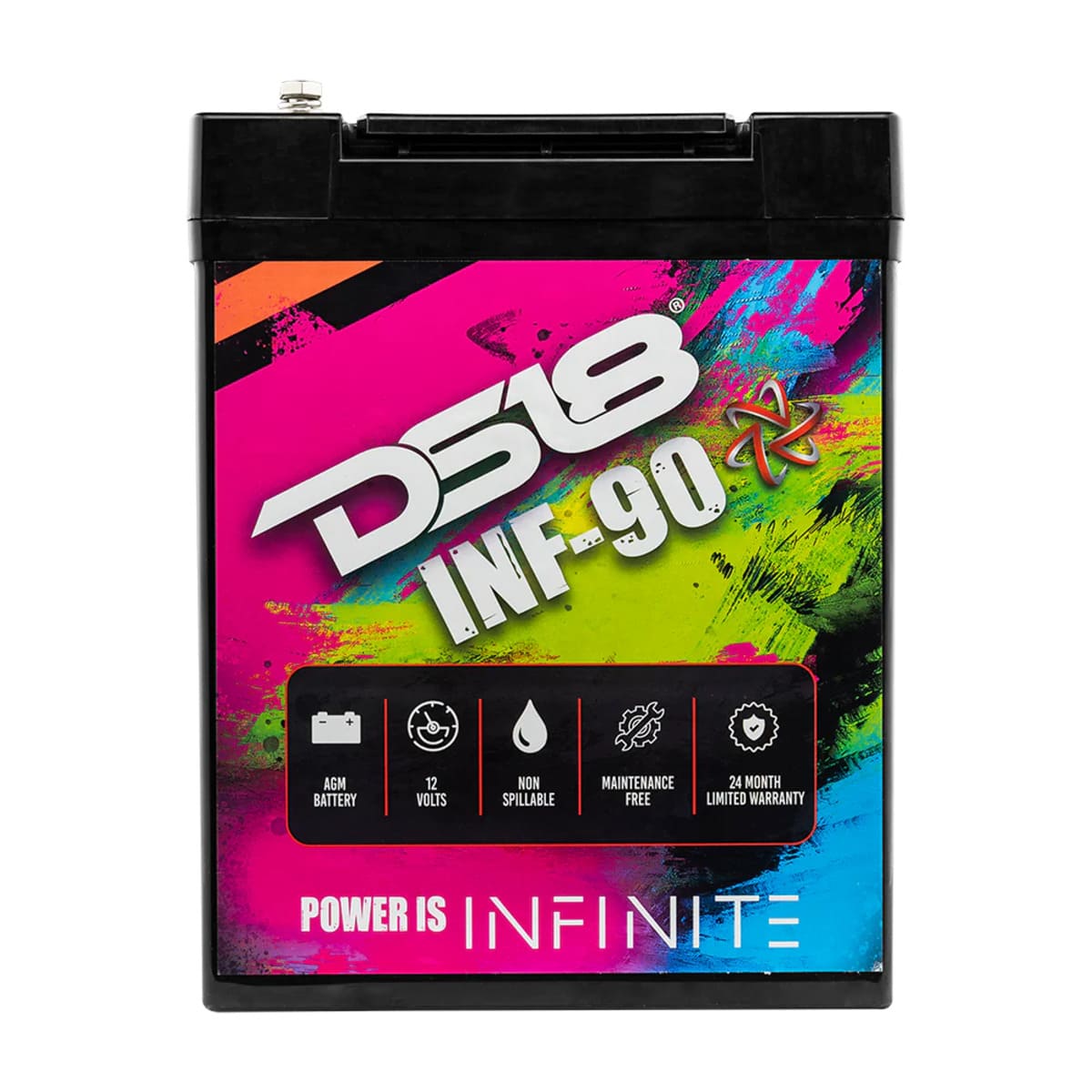 DS18 Infinite 90 AH 2500 Watts AGM Power Cell 12 Volt Battery