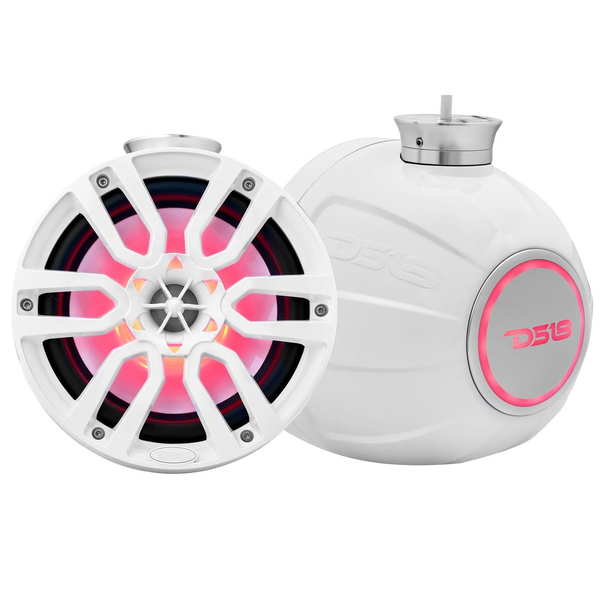 DS18 Jet Skis NXL 8" Pod 375W Speaker with Integrated RGB LED Lights - Pair