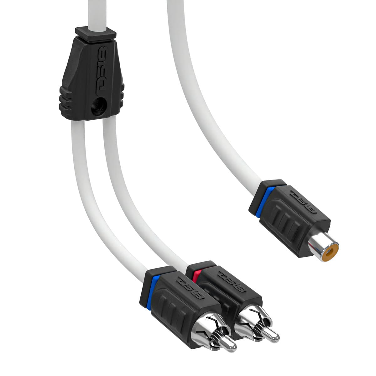 DS18 Marine Grade Tinned 100% Copper OFC 1 Female to 2 Male Spliter RCA
