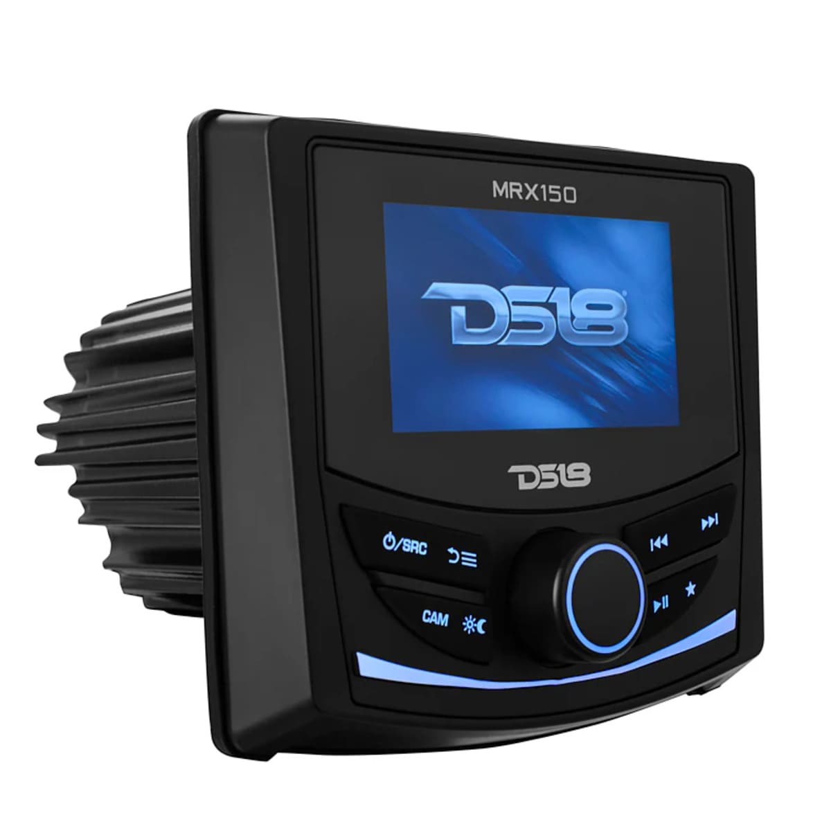 DS18 Marine & Powersports Headunit 2 Zones, 4 Volts Output, BT, RDS 4 X 50 Watts 3" Color TFT Screen