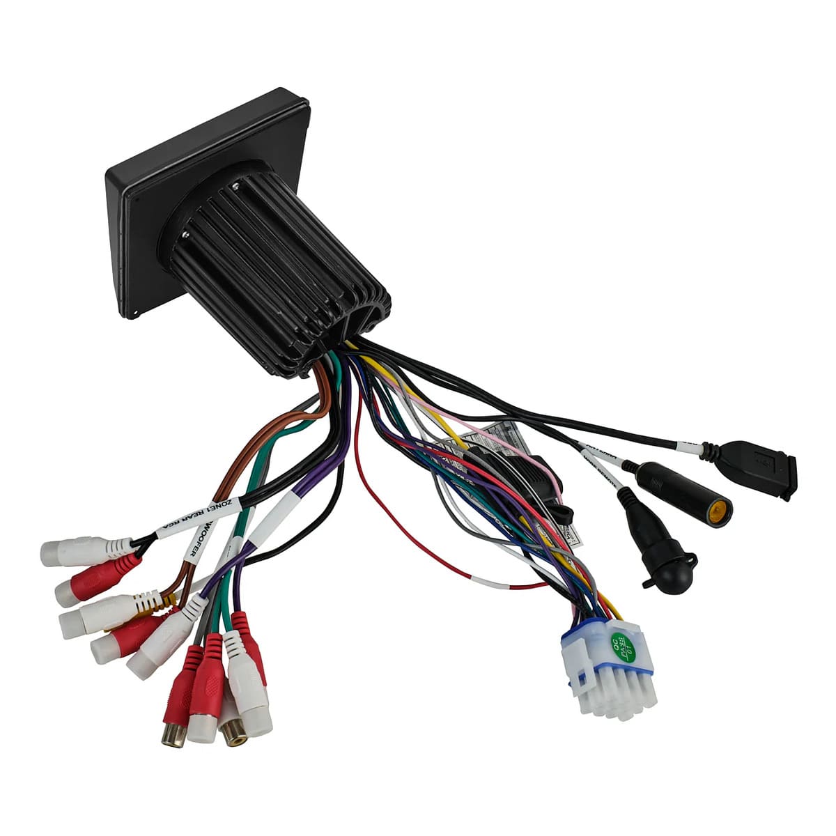 DS18 Marine & Powersports Headunit 2 Zones, 4 Volts Output, BT, RDS 4 X 50 Watts 3" Color TFT Screen