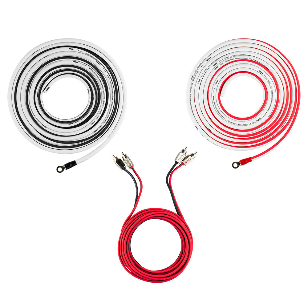 DS18 Marine Tinned OFC 4-GA Amplifier Installation Kit