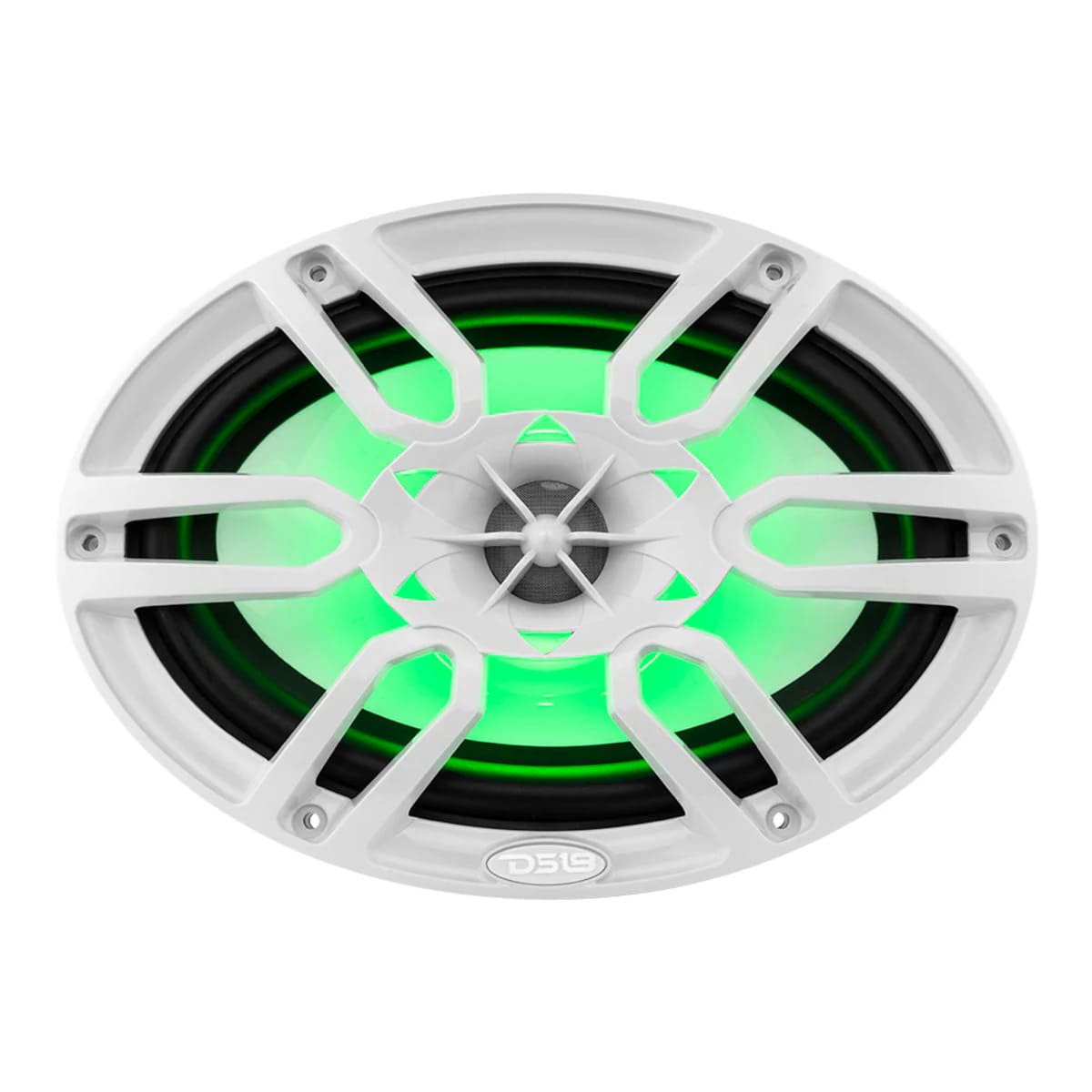 DS18 NXL 6x9" 2-Way Coaxial Marine Speaker w/ 125 Watts RMS 4-Ohm RGB LED Lights