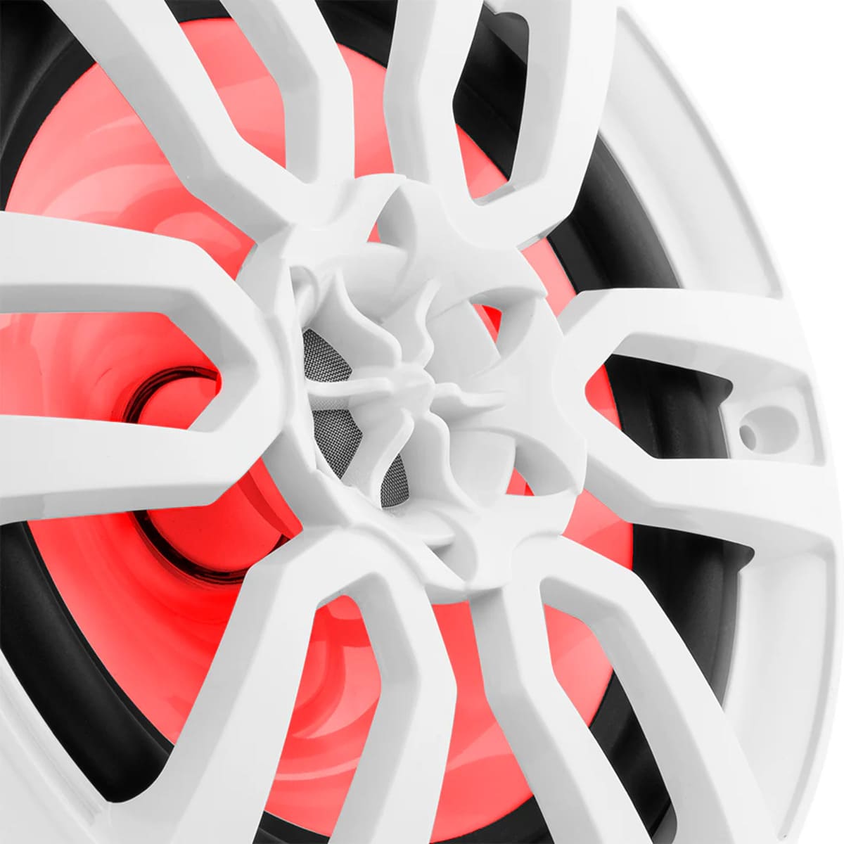 DS18 NXL 8" 2-Way Coaxial Marine Speaker w/ 125 Watts RMS 4-Ohm RGB LED Lights